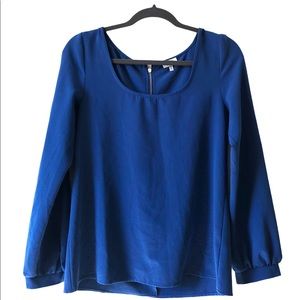 3/$15 - Tobi Royal Blue Chiffon Blouse